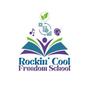 The Rockin' Cool Freedom School logo
